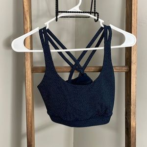 NWOT rare navy blue lululemon energy sports bra